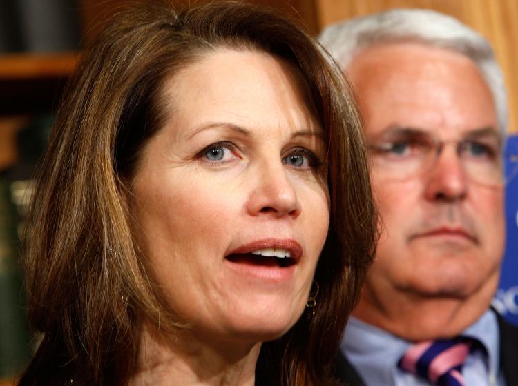 <a><img src="https://www.theepochtimes.com/assets/uploads/2015/09/Bachmann95750581.jpg" alt="U.S. Rep. Michele Bachmann (R-MN) (L) speaks as Rep. John Shadegg (R-AZ) (R) listens during a Jan. 13 Capitol Hill news conference on the costs of health care reform. (Alex Wong/Getty Images)" title="U.S. Rep. Michele Bachmann (R-MN) (L) speaks as Rep. John Shadegg (R-AZ) (R) listens during a Jan. 13 Capitol Hill news conference on the costs of health care reform. (Alex Wong/Getty Images)" width="320" class="size-medium wp-image-1823608"/></a>