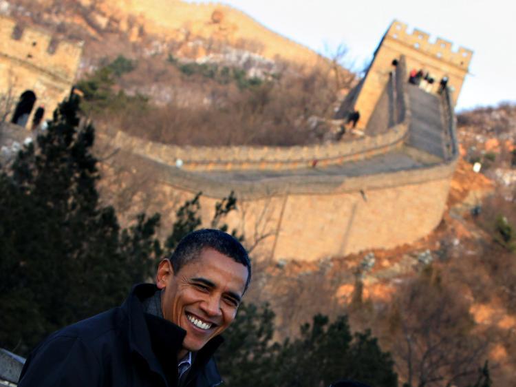 <a><img src="https://www.theepochtimes.com/assets/uploads/2015/09/Barack-Obama.jpg" alt="President Barack Obama tours the Great Wall on November 18, 2009 in Beijing. Obama is on an official visit to China, where he discusses the economy, trade and climate change. (Photo by Feng Li/Getty Images)" title="President Barack Obama tours the Great Wall on November 18, 2009 in Beijing. Obama is on an official visit to China, where he discusses the economy, trade and climate change. (Photo by Feng Li/Getty Images)" width="320" class="size-medium wp-image-1823435"/></a>