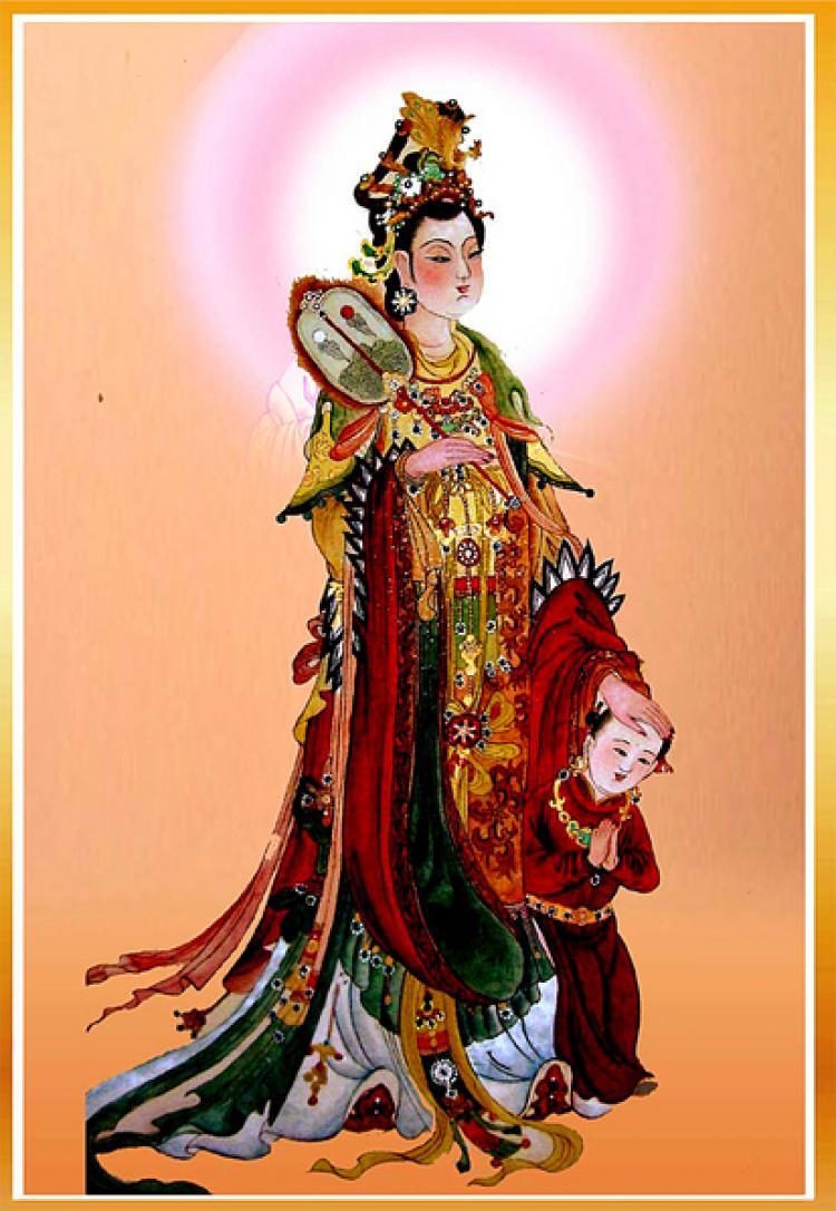 <a><img src="https://www.theepochtimes.com/assets/uploads/2015/09/Bodhisattva_pb_copy.jpg" alt="Bodhisattva Avalokitesvara, 'the goddess of mercy', pictured with a small servant. (Courtesy of zhengjian.org)" title="Bodhisattva Avalokitesvara, 'the goddess of mercy', pictured with a small servant. (Courtesy of zhengjian.org)" width="320" class="size-medium wp-image-1832223"/></a>