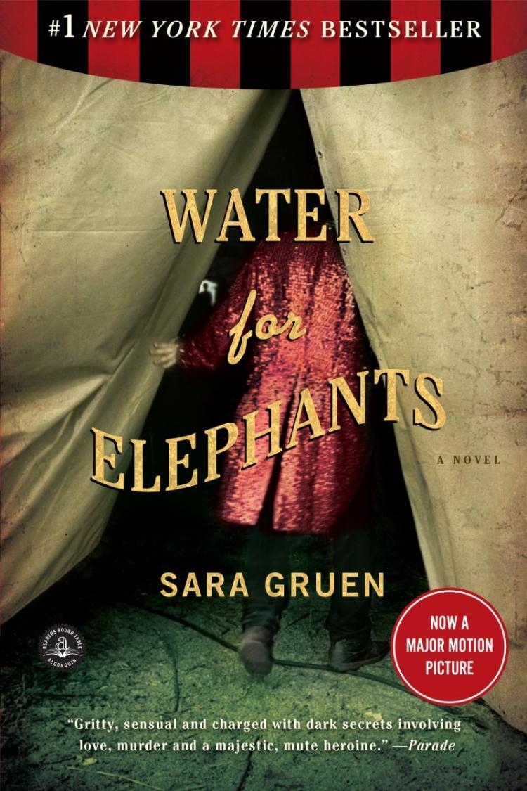 <a><img src="https://www.theepochtimes.com/assets/uploads/2015/09/Book_Cover-Sara_Gruen-Water_for_Elephants-.jpg" alt="'Water for Elephants' by Sara Gruen (Algonquin Books of Chapel Hill)" title="'Water for Elephants' by Sara Gruen (Algonquin Books of Chapel Hill)" width="320" class="size-medium wp-image-1804224"/></a>