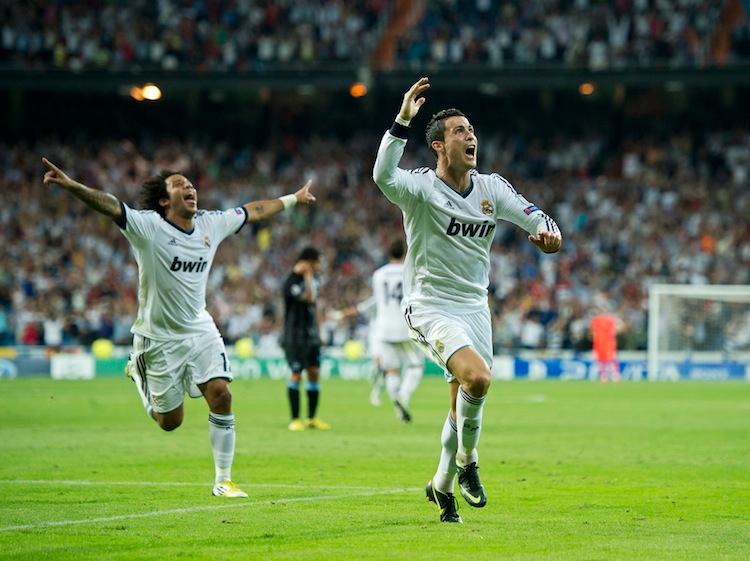 <a><img class="size-full wp-image-1781737" title="Real Madrid v Manchester City FC - UEFA Champions League" src="https://www.theepochtimes.com/assets/uploads/2015/09/CR7-152323889_edited.jpg" alt="Real Madrid's Cristiano Ronaldo (R) celebrates his game-winning goal against Manchester City in Champions League play in Madrid on Tuesday, September 18, 2012. (Jasper Juinen/Getty Images) " width="750" height="561"/></a>