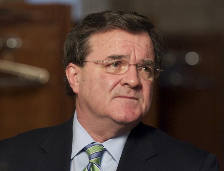 <a><img src="https://www.theepochtimes.com/assets/uploads/2015/09/DSC_0033.jpg" alt="Finance Minister Jim Flaherty listens to a question from a reporter Wednesday after announcing the federal budget will be come out on March 22. Flaherty promised the budget would avoid 'dangerous' new spending measures and wonâ��t reverse a cut to corporate tax rates, a key Liberal demand. Liberal leader Michael Ignatieff told reporters later that day the finance minister was engaged in 'pre-budget manoeuvring.' The Liberals appear set to vote against the budget along with the Bloc Quebecois. If the NDP donâ��t support the budget, Canada will face another election. Flaherty criticized the opposition parties for trying to force an election. (Matthew Little/The Epoch Times)" title="Finance Minister Jim Flaherty listens to a question from a reporter Wednesday after announcing the federal budget will be come out on March 22. Flaherty promised the budget would avoid 'dangerous' new spending measures and wonâ��t reverse a cut to corporate tax rates, a key Liberal demand. Liberal leader Michael Ignatieff told reporters later that day the finance minister was engaged in 'pre-budget manoeuvring.' The Liberals appear set to vote against the budget along with the Bloc Quebecois. If the NDP donâ��t support the budget, Canada will face another election. Flaherty criticized the opposition parties for trying to force an election. (Matthew Little/The Epoch Times)" width="320" class="size-medium wp-image-1807381"/></a>
