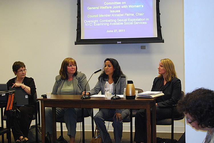 <a><img src="https://www.theepochtimes.com/assets/uploads/2015/09/DSC_0313.JPG" alt="HIDDEN CRIMES: (L-R) Jan Forly, Sara Hemmeter, Alexandra Patino, and Susan Morley, discuss programs and services for victims of sexual exploitation at a public hearing at the New York City Council on Monday. (Catherine Yang/The Epoch Times)" title="HIDDEN CRIMES: (L-R) Jan Forly, Sara Hemmeter, Alexandra Patino, and Susan Morley, discuss programs and services for victims of sexual exploitation at a public hearing at the New York City Council on Monday. (Catherine Yang/The Epoch Times)" width="320" class="size-medium wp-image-1801856"/></a>