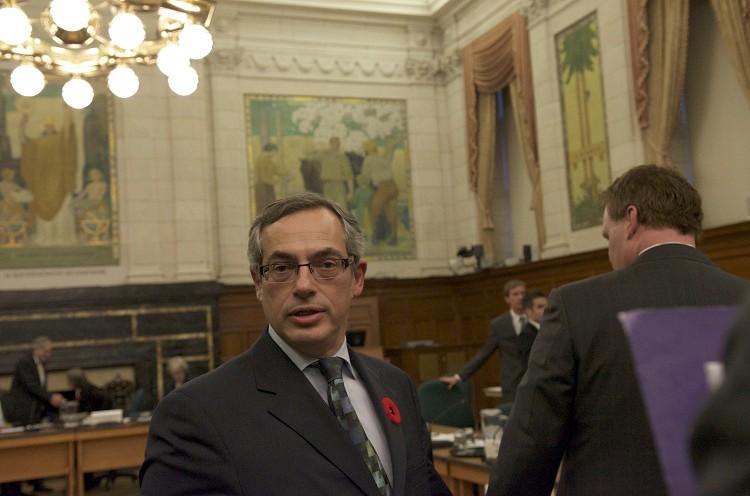 <a><img src="https://www.theepochtimes.com/assets/uploads/2015/09/DSC_7664.jpg" alt="Treasury Board President Tony Clement stands from his seat after testifying before the Public Accounts committee on Wednesday about $50 million in infrastructure projects in his riding. (Matthew Little/The Epoch Times)" title="Treasury Board President Tony Clement stands from his seat after testifying before the Public Accounts committee on Wednesday about $50 million in infrastructure projects in his riding. (Matthew Little/The Epoch Times)" width="320" class="size-medium wp-image-1795369"/></a>