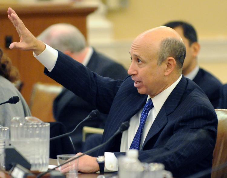 <a><img src="https://www.theepochtimes.com/assets/uploads/2015/09/Goldman.jpg" alt="REWARDED: Lloyd Blankfein, CEO of Goldman Sachs, testifies during a public hearing of the Financial Crisis Inquiry Commission. Blankfein will be paid $9 million in bonuses for 2009, all in deferred stock. (Tim Sloan/AFP/Getty Images)" title="REWARDED: Lloyd Blankfein, CEO of Goldman Sachs, testifies during a public hearing of the Financial Crisis Inquiry Commission. Blankfein will be paid $9 million in bonuses for 2009, all in deferred stock. (Tim Sloan/AFP/Getty Images)" width="320" class="size-medium wp-image-1823280"/></a>