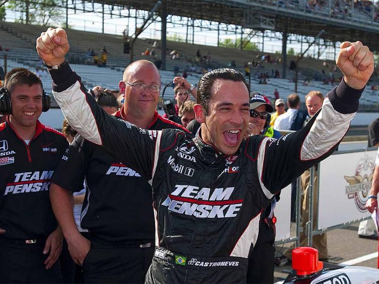 <a><img src="https://www.theepochtimes.com/assets/uploads/2015/09/Helio100337192.jpg" alt="Helio Castroneves celebrates after earning pole position during Pole Day qualifying for the IZOD IndyCar Series 94th running of the Indianapolis 500. (Robert Laberge/Getty Images)" title="Helio Castroneves celebrates after earning pole position during Pole Day qualifying for the IZOD IndyCar Series 94th running of the Indianapolis 500. (Robert Laberge/Getty Images)" width="320" class="size-medium wp-image-1819576"/></a>