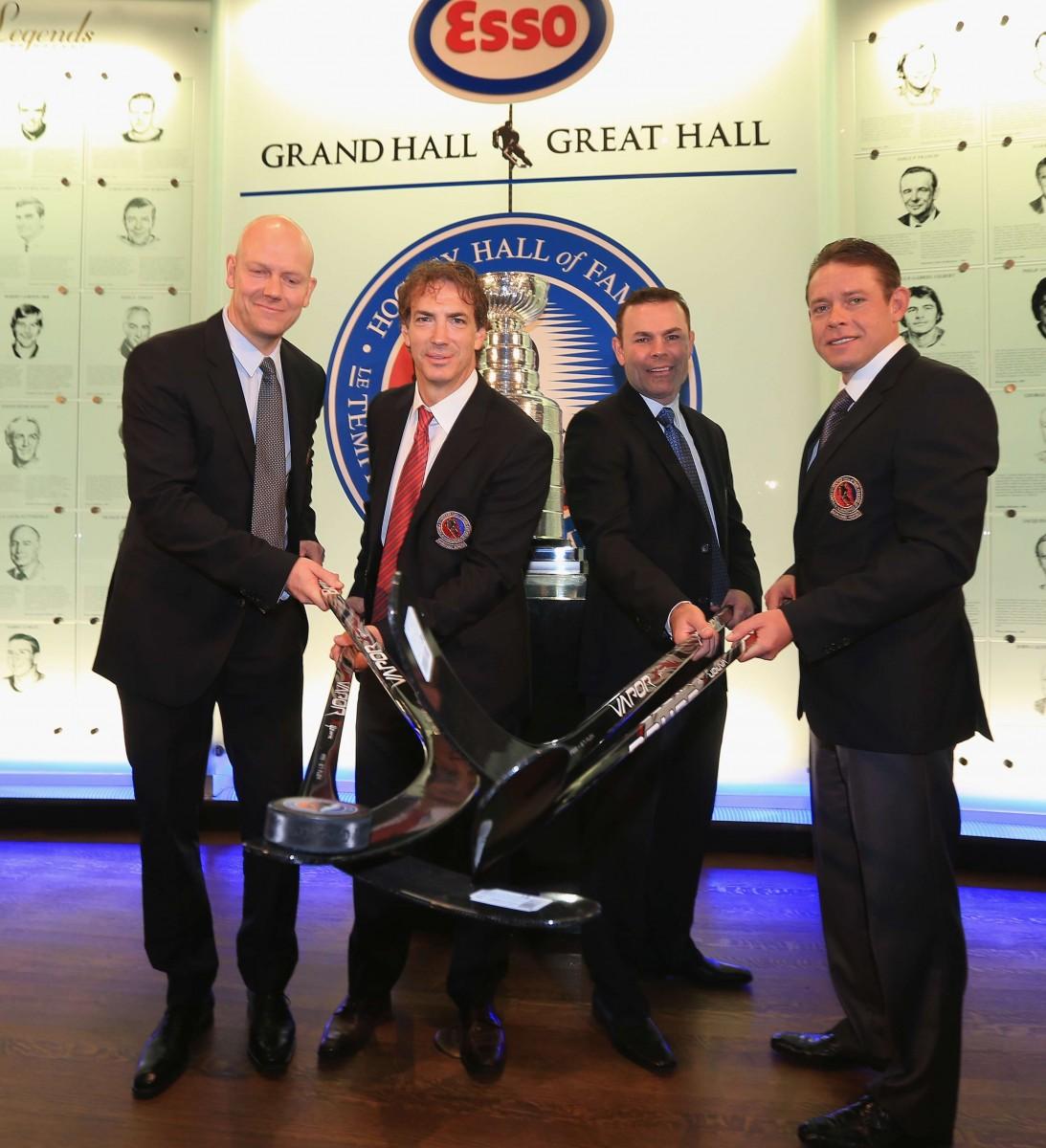 <a><img class="size-full wp-image-1774565" title="2012 Hockey Hall Of Fame Induction - Photo Opportunity" src="https://www.theepochtimes.com/assets/uploads/2015/09/Hockey156254739.jpg" alt="From left to right, Mats Sundin, Joe Sakic, Adam Oates, and Pavel Bure pose at the Hockey Hall of Fame in Toronto on Nov. 12, 2012. All four were inducted into the Hall of Fame on Monday night. (Bruce Bennett/Getty Images)" width="1093" height="1200"/></a>