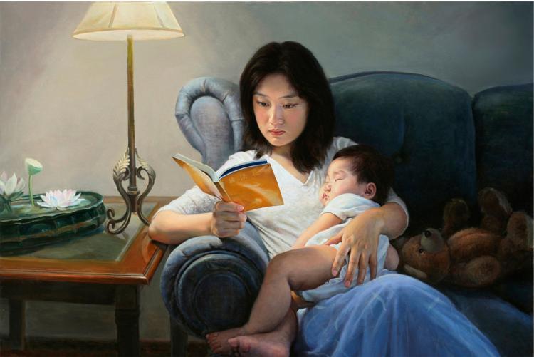 <a><img src="https://www.theepochtimes.com/assets/uploads/2015/09/Illumination.jpg" alt="'ILLUMINATION': Chen Xiaoping, oil on canvas, 2005. As a gentle, outer light shines downward, a different, invisible light, that of spiritual illumination, shines into the mind as a woman studies the teachings of Falun Dafa. (Falunart.org)" title="'ILLUMINATION': Chen Xiaoping, oil on canvas, 2005. As a gentle, outer light shines downward, a different, invisible light, that of spiritual illumination, shines into the mind as a woman studies the teachings of Falun Dafa. (Falunart.org)" width="320" class="size-medium wp-image-1814382"/></a>