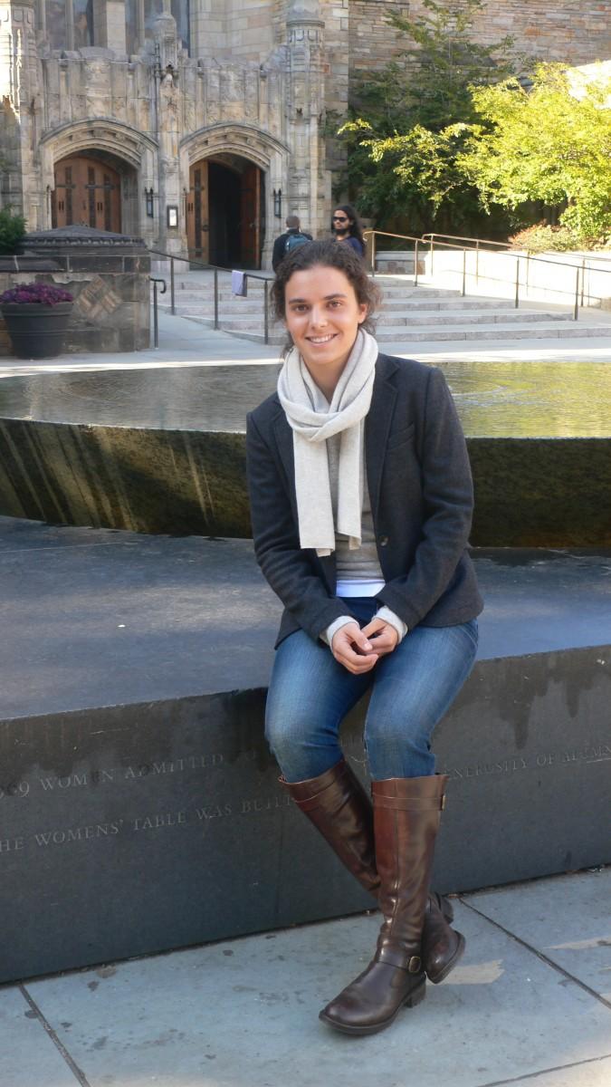 <a><img class=" wp-image-1774336" title="Jennifer M. Bright at Yale University in the Fall of 2010. Bright sits on The Women's Table by the artist Maya Lin in front of Sterling Memorial Library. (Joan H. Bright)" src="https://www.theepochtimes.com/assets/uploads/2015/09/Jennifer+M.+Bright.jpg" alt="Jennifer M. Bright at Yale University in the Fall of 2010. Bright sits on The Women's Table by the artist Maya Lin in front of Sterling Memorial Library. (Joan H. Bright)" width="292" height="521"/></a>
