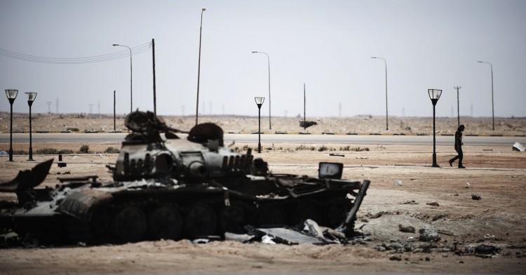 <a><img src="https://www.theepochtimes.com/assets/uploads/2015/09/Libya_115879745.jpg" alt="REMNANTS: A Libyan man walks past a destroyed army tank June 11 in Ajdabiya, southwest of the city of Benghazi.  (Gianlugi Guercia/AFP/Getty Images )" title="REMNANTS: A Libyan man walks past a destroyed army tank June 11 in Ajdabiya, southwest of the city of Benghazi.  (Gianlugi Guercia/AFP/Getty Images )" width="575" class="size-medium wp-image-1802581"/></a>