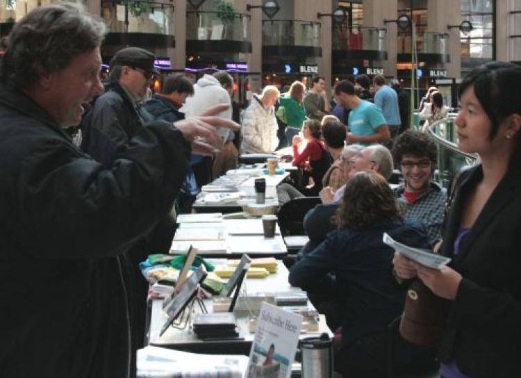 <a><img src="https://www.theepochtimes.com/assets/uploads/2015/09/MDD.jpg" alt="MEDIA DEMOCRACY: Crowds gather at various booths during Media Democracy Day 2008 at the Vancouver Public Library on Saturday. (Andrea Hayley/The Epoch Times)" title="MEDIA DEMOCRACY: Crowds gather at various booths during Media Democracy Day 2008 at the Vancouver Public Library on Saturday. (Andrea Hayley/The Epoch Times)" width="320" class="size-medium wp-image-1833229"/></a>