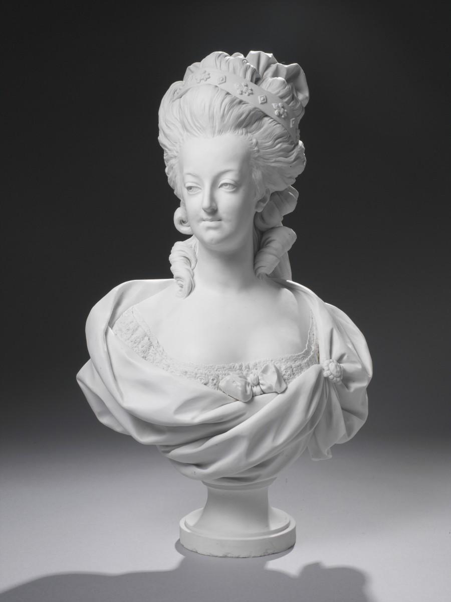 <a><img class=" wp-image-1769841" src="https://www.theepochtimes.com/assets/uploads/2015/09/Marie-Antoinette.jpg" alt=" Marie Antoinette, the Queen of France and Navarre from 1774 to 1792, continued the royal tradition of collecting hardstones. Bust of Marie Antoinette, Sèvres Porcelain Manufactory, hard-paste biscuit porcelain, 1782, 15.8 inches by 9.6 inches by 5.9 inches. RMN-Grand Palais / Art Resource, NY / Peter Harholdt " width="324" height="429"/></a>