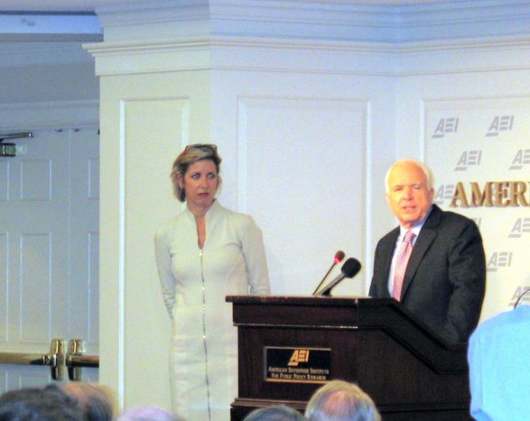 <a><img src="https://www.theepochtimes.com/assets/uploads/2015/09/McCain2a.jpg" alt="Senator John S. McCain (R-Arizona) described the worsening security situation for Afghans. McCain spoke Feb. 25 at the American Enterprise Institute for Policy Research in Washington, D.C. (Ronny Dory/The Epoch Times)" title="Senator John S. McCain (R-Arizona) described the worsening security situation for Afghans. McCain spoke Feb. 25 at the American Enterprise Institute for Policy Research in Washington, D.C. (Ronny Dory/The Epoch Times)" width="320" class="size-medium wp-image-1829916"/></a>