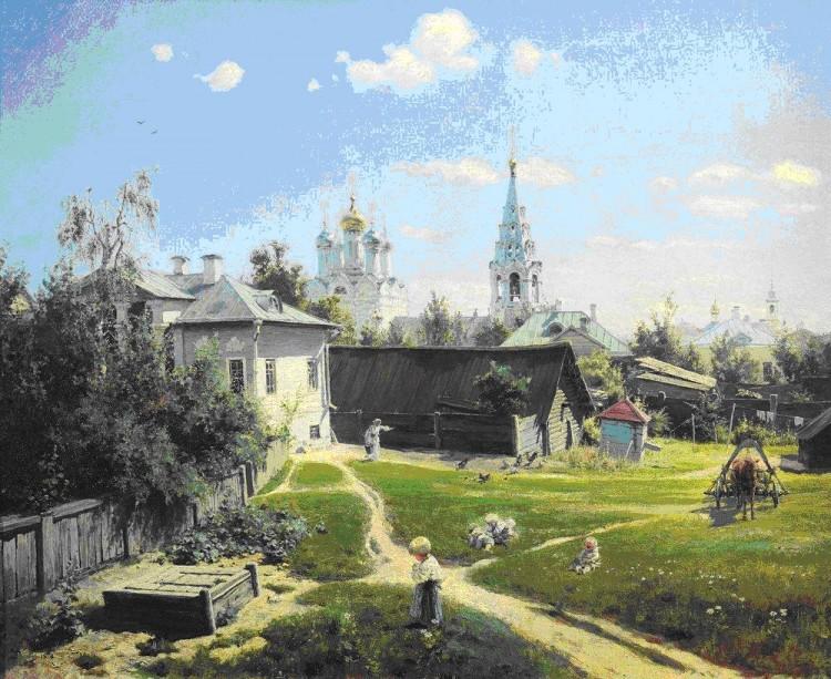<a><img src="https://www.theepochtimes.com/assets/uploads/2015/09/MoscowYard.JPG" alt="PEACEFUL MOSCOW: Life in 19th-century Moscow was more like today's village than today's city life. Vasily Polenov. 'Courtyard in Moscow.' 1878. Oil on canvas. Tretyakov Gallery, Moscow, Russia. (vasily-polenov.ru)" title="PEACEFUL MOSCOW: Life in 19th-century Moscow was more like today's village than today's city life. Vasily Polenov. 'Courtyard in Moscow.' 1878. Oil on canvas. Tretyakov Gallery, Moscow, Russia. (vasily-polenov.ru)" width="575" class="size-medium wp-image-1801353"/></a>