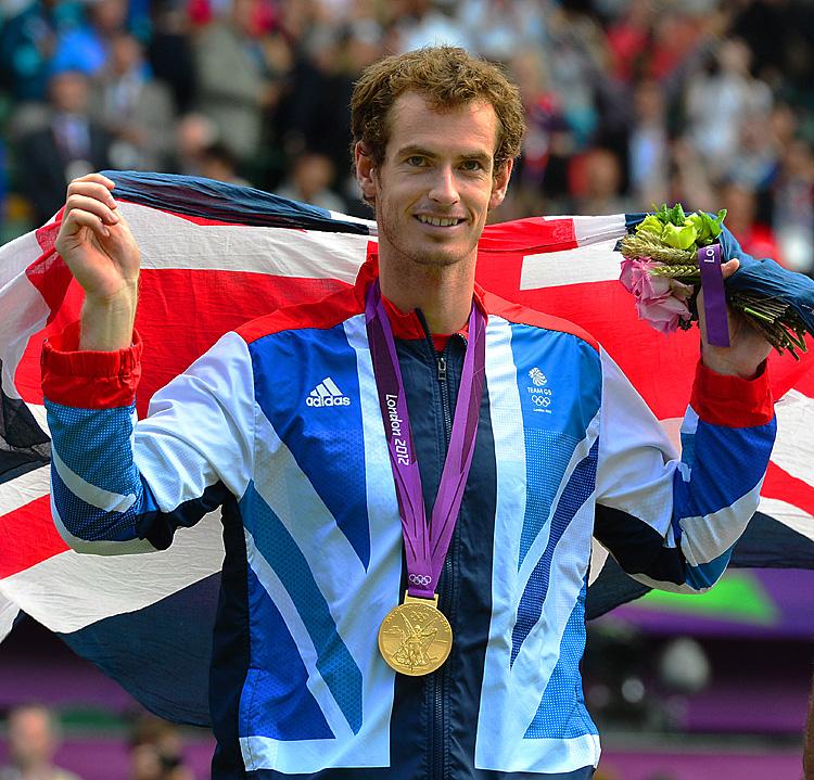 <a><img class="size-full wp-image-1783772" title="Great Britain's Andy Murray poses with h" src="https://www.theepochtimes.com/assets/uploads/2015/09/MurrayMedal149849074WEB.jpg" alt="Great Britain's Andy Murray poses with his gold medal at the end of the men's singles tennis tournament of the London 2012 Olympic Games. (Luis Acosta/AFP/GettyImages)" width="750" height="719"/></a>