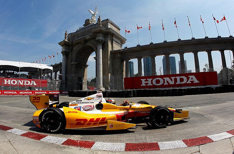 <a><img class="size-full wp-image-1785224" title="Honda Indy Toronto - Practice" src="https://www.theepochtimes.com/assets/uploads/2015/09/RHRToronto147943608WEB.jpg" alt="Ryan Hunter-Reay drives his #28 Sun Drop/DHL Andretti Autosport Chevrolet Dallara through the streets of Toronto. Hunter-Reay won the Honda Indy Toronto, his third IndyCar race in a row. (Jonathan Ferrey/Getty Images)" width="750" height="495"/></a>