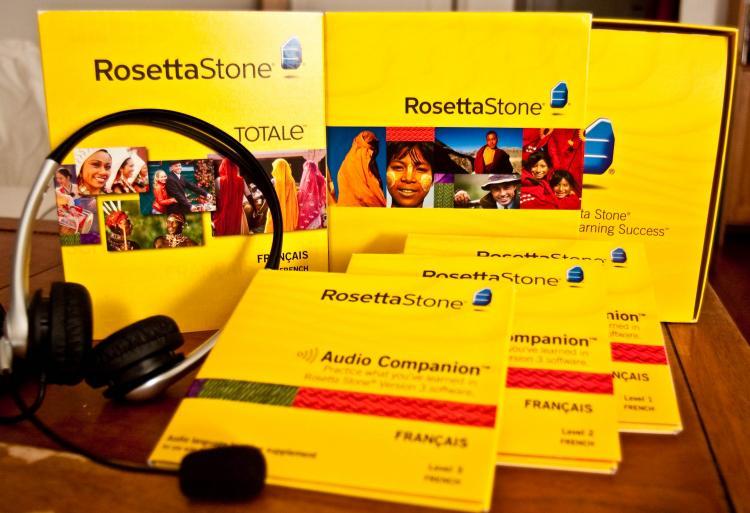<a><img src="https://www.theepochtimes.com/assets/uploads/2015/09/RosettaStoneTOTALe.jpg" alt="NEW WORDS: Rosetta Stone TOTALe, French, gives full access to Rosetta Stone's language-learning program. The package also comes with a set of 12 review CDs and a USB microphone headset. (Joshua Philipp/The Epoch Times)" title="NEW WORDS: Rosetta Stone TOTALe, French, gives full access to Rosetta Stone's language-learning program. The package also comes with a set of 12 review CDs and a USB microphone headset. (Joshua Philipp/The Epoch Times)" width="320" class="size-medium wp-image-1826061"/></a>