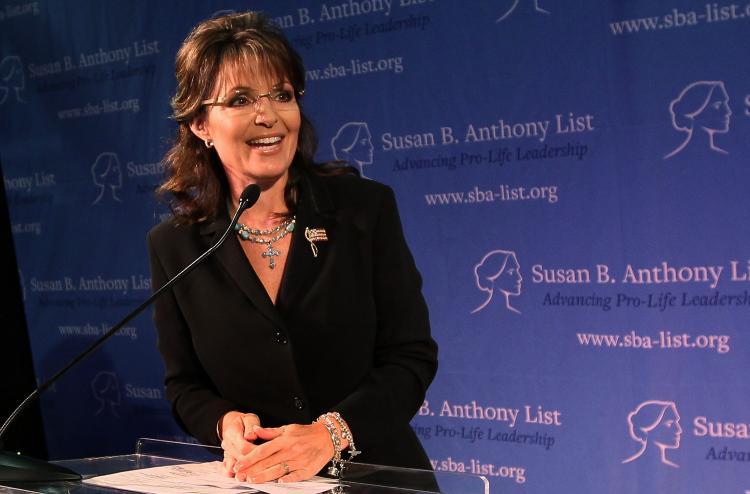 <a><img src="https://www.theepochtimes.com/assets/uploads/2015/09/Sarah__99303427Sarah__99303427." alt="Former Gov. Sarah Palin speaks at the Ronald Reagan Building on May 14, in Washington, DC. Sarah Palin was the guest speaker at the Susan B. Anthony List 'Celebration of Life' breakfast.  (Mark Wilson/Getty Images)" title="Former Gov. Sarah Palin speaks at the Ronald Reagan Building on May 14, in Washington, DC. Sarah Palin was the guest speaker at the Susan B. Anthony List 'Celebration of Life' breakfast.  (Mark Wilson/Getty Images)" width="300" class="size-medium wp-image-1819849"/></a>