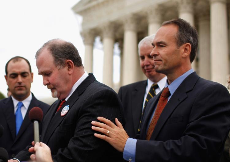 <a><img src="https://www.theepochtimes.com/assets/uploads/2015/09/Snyder_104881083.jpg" alt="COURT RULING: Albert Snyder (2nd L) is comforted by Kansas Attorney General Steve Six (R) before making a statement to reporters after the U.S. Supreme Court heard oral arguements in October in the case Snyder v. Phelps. The court recently ruled that the Westboro Baptist Church (WBC) has a First Amendment right to protest. (Chip Somodevilla/Getty Images)" title="COURT RULING: Albert Snyder (2nd L) is comforted by Kansas Attorney General Steve Six (R) before making a statement to reporters after the U.S. Supreme Court heard oral arguements in October in the case Snyder v. Phelps. The court recently ruled that the Westboro Baptist Church (WBC) has a First Amendment right to protest. (Chip Somodevilla/Getty Images)" width="320" class="size-medium wp-image-1807387"/></a>