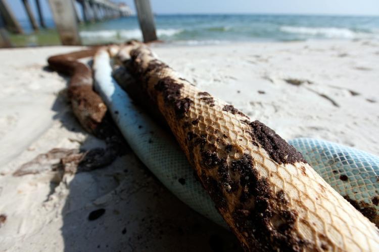 <a><img src="https://www.theepochtimes.com/assets/uploads/2015/09/TAR102085656.jpg" alt="Oil soaked boom full of tar balls is seen near a pier on the beach in Gulf Shores, Alabama. US government scientists have estimated that the flow rate of oil gushing out of may be as high 40,000 barrels per day.  (Chris Graythen/Getty Images)" title="Oil soaked boom full of tar balls is seen near a pier on the beach in Gulf Shores, Alabama. US government scientists have estimated that the flow rate of oil gushing out of may be as high 40,000 barrels per day.  (Chris Graythen/Getty Images)" width="320" class="size-medium wp-image-1818039"/></a>