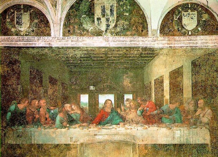 <a><img src="https://www.theepochtimes.com/assets/uploads/2015/09/The_Last_Supper_EUR.jpg" alt="HIGHER STANDARD: Leonardo's fresco on the refectory wall of the convent of Santa Maria delle Grazie, Milan, perfects the theme of Jesus' Last Supper with his disciples. (artrenewal.org)" title="HIGHER STANDARD: Leonardo's fresco on the refectory wall of the convent of Santa Maria delle Grazie, Milan, perfects the theme of Jesus' Last Supper with his disciples. (artrenewal.org)" width="320" class="size-medium wp-image-1826136"/></a>