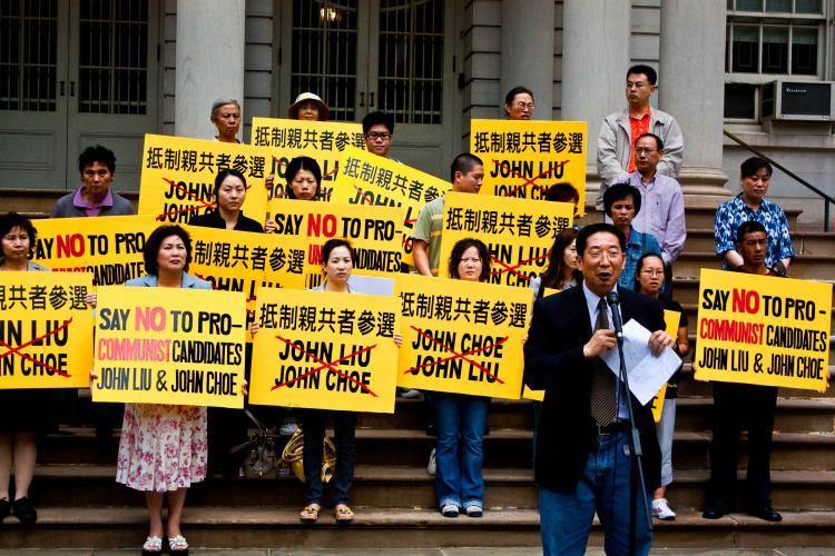 <a><img src="https://www.theepochtimes.com/assets/uploads/2015/09/_MG_7623.jpg" alt="PROTEST: One of the speakers at a rally against John Liu, a candidate for NYC comptroller. (Matthew Robertson/The Epoch Times)" title="PROTEST: One of the speakers at a rally against John Liu, a candidate for NYC comptroller. (Matthew Robertson/The Epoch Times)" width="320" class="size-medium wp-image-1826306"/></a>