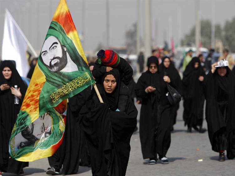 <a><img src="https://www.theepochtimes.com/assets/uploads/2015/09/baghdad-96319342.jpg" alt="Muslim Shiite pilgrims leave Baghdad on their way to the holy city of Karbala to mark the Shiite mourning day of Arbaeen on February 1, 2010. (Ahmad Al-Rubaye/AFP/Getty Images)" title="Muslim Shiite pilgrims leave Baghdad on their way to the holy city of Karbala to mark the Shiite mourning day of Arbaeen on February 1, 2010. (Ahmad Al-Rubaye/AFP/Getty Images)" width="320" class="size-medium wp-image-1823516"/></a>