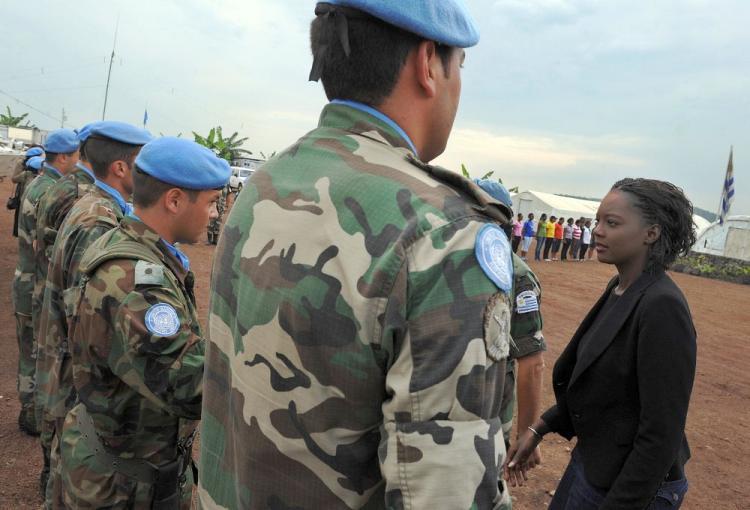 <a><img src="https://www.theepochtimes.com/assets/uploads/2015/09/c83861521Congo.jpg" alt="French Secretary of State in charge of Foreign Affairs, Rama Yade (L) meets United Nations Mission in the Democratic Republic of Congo (MONUC) soldiers from the Uruguayan contingent on November 30, 2008 in Goma. Under pressure from the Congolese government, the UN will be pulling 2000 peacekeepers out of country by the end of June 30. (Tony Karumba/AFP/Getty Images)" title="French Secretary of State in charge of Foreign Affairs, Rama Yade (L) meets United Nations Mission in the Democratic Republic of Congo (MONUC) soldiers from the Uruguayan contingent on November 30, 2008 in Goma. Under pressure from the Congolese government, the UN will be pulling 2000 peacekeepers out of country by the end of June 30. (Tony Karumba/AFP/Getty Images)" width="320" class="size-medium wp-image-1819251"/></a>