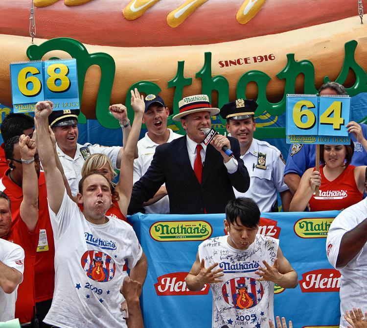 <a><img src="https://www.theepochtimes.com/assets/uploads/2015/09/chestnut.jpg" alt="THREE-PEAT: Joey Chestnut (L) three time winner of the Nathan's Famous 4th of July International Hot Dog Eating Contest by eating 68 hot dogs in ten minutes. (Cliff Jia/The Epoch Times)" title="THREE-PEAT: Joey Chestnut (L) three time winner of the Nathan's Famous 4th of July International Hot Dog Eating Contest by eating 68 hot dogs in ten minutes. (Cliff Jia/The Epoch Times)" width="320" class="size-medium wp-image-1827491"/></a>