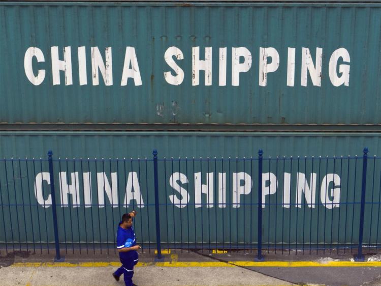 <a><img src="https://www.theepochtimes.com/assets/uploads/2015/09/china-84670011.jpg" alt="A port employee walks next to containers coming from China and waiting to be loaded to return with Brazilian goods, in Rio de Janeiro's port on February 6, 2009. (Antonio Scorza/AFP/Getty Images)" title="A port employee walks next to containers coming from China and waiting to be loaded to return with Brazilian goods, in Rio de Janeiro's port on February 6, 2009. (Antonio Scorza/AFP/Getty Images)" width="320" class="size-medium wp-image-1824101"/></a>