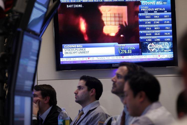 <a><img src="https://www.theepochtimes.com/assets/uploads/2015/09/egypt_stock_108479421.jpg" alt="With a television screen showing images of the unrest in Egypt, traders work on the floor of the New York Stock Exchange (NYSE) at the end of the trading day on Jan. 28 in New York City. As investors fears of the protests in Egypt spread through the region, U.S. stocks fell Friday afternoon with the Dow losing 166 points. (Spencer Platt/Getty Images)" title="With a television screen showing images of the unrest in Egypt, traders work on the floor of the New York Stock Exchange (NYSE) at the end of the trading day on Jan. 28 in New York City. As investors fears of the protests in Egypt spread through the region, U.S. stocks fell Friday afternoon with the Dow losing 166 points. (Spencer Platt/Getty Images)" width="320" class="size-medium wp-image-1809065"/></a>