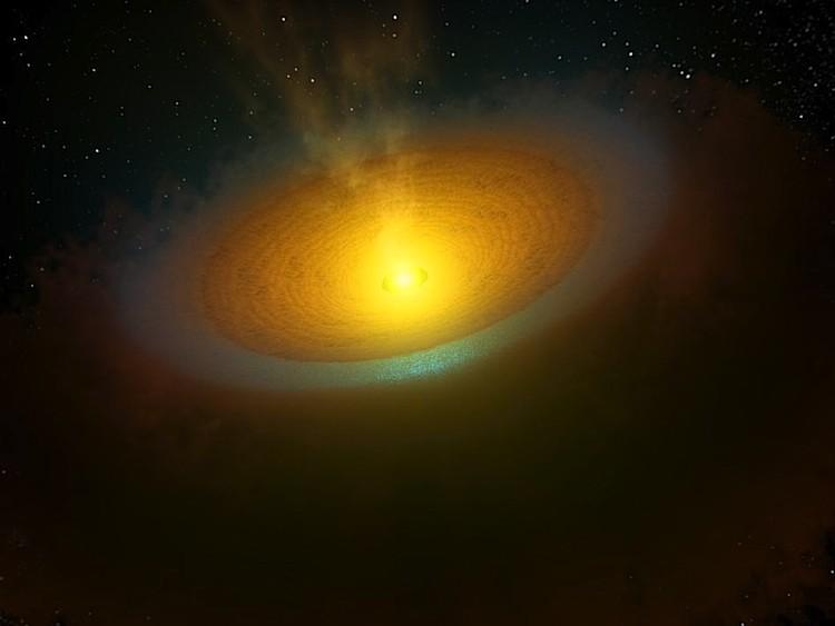 <a><img src="https://www.theepochtimes.com/assets/uploads/2015/09/icydisk.jpg" alt="Artist's concept illustrating an icy planet-forming disk around a young star called TW Hydrae, located about 175 light-years away in the Hydra constellation. (NASA/JPL-Caltech)" title="Artist's concept illustrating an icy planet-forming disk around a young star called TW Hydrae, located about 175 light-years away in the Hydra constellation. (NASA/JPL-Caltech)" width="590" class="size-medium wp-image-1796011"/></a>