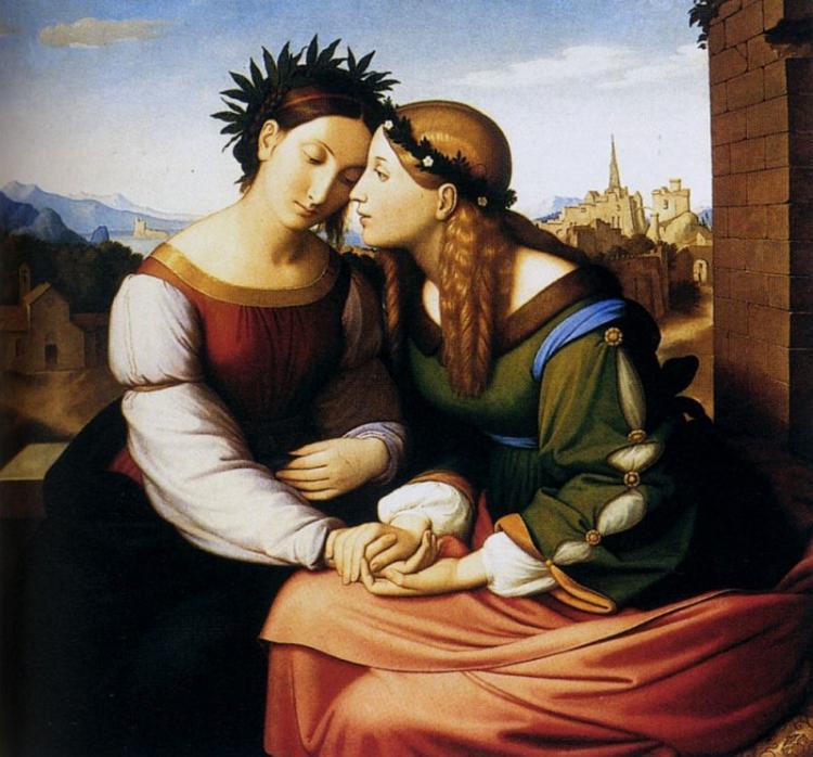 <a><img src="https://www.theepochtimes.com/assets/uploads/2015/09/italy_and_germany-large_2.jpg" alt="'ITALIA AND GERMANIA': Friedrich Overbeck (1789-1869), 1828,canvas, 37.2 inches x 41.2 inches Neue Pinakothek of Munich, Germany (Friedrich Overbeck)" title="'ITALIA AND GERMANIA': Friedrich Overbeck (1789-1869), 1828,canvas, 37.2 inches x 41.2 inches Neue Pinakothek of Munich, Germany (Friedrich Overbeck)" width="320" class="size-medium wp-image-1811313"/></a>