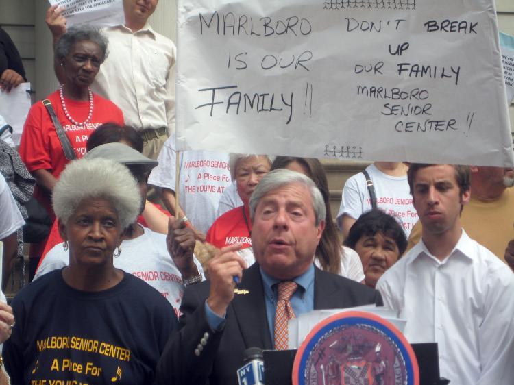 <a><img src="https://www.theepochtimes.com/assets/uploads/2015/09/martycolor.jpg" alt="Brooklyn Borough President Marty Markowitz blasts the anticipated closure of senior and community centers on the steps of City Hall.  (Helena Zhu The Epoch Times)" title="Brooklyn Borough President Marty Markowitz blasts the anticipated closure of senior and community centers on the steps of City Hall.  (Helena Zhu The Epoch Times)" width="320" class="size-medium wp-image-1833950"/></a>