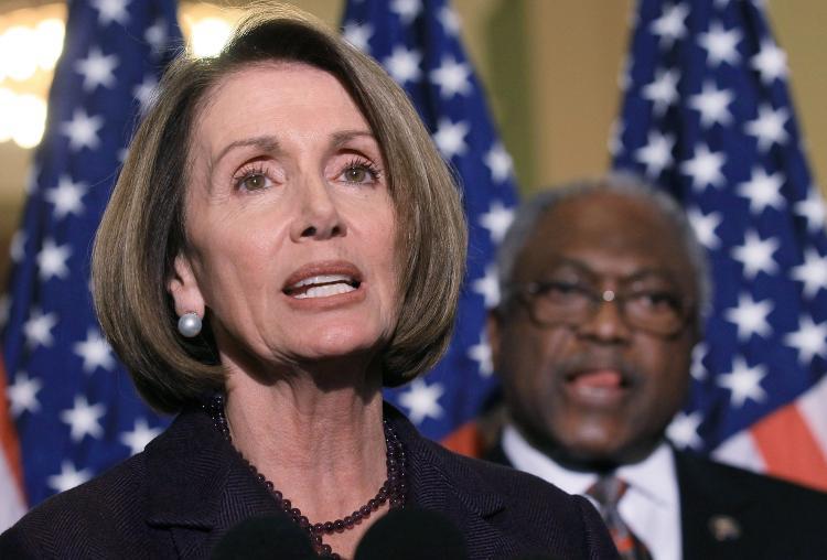 <a><img src="https://www.theepochtimes.com/assets/uploads/2015/09/nancy_pelosi_106936332.jpg" alt="Nancy Pelosi (D-CA) (L) speaks while U.S. Rep. Jim Clyburn (D-SC) after attending closed door Democratic leadership elections for the upcoming 112th Congress, November 17, 2010 in Washington, DC.  (Mark Wilson/Getty Images)" title="Nancy Pelosi (D-CA) (L) speaks while U.S. Rep. Jim Clyburn (D-SC) after attending closed door Democratic leadership elections for the upcoming 112th Congress, November 17, 2010 in Washington, DC.  (Mark Wilson/Getty Images)" width="320" class="size-medium wp-image-1812034"/></a>