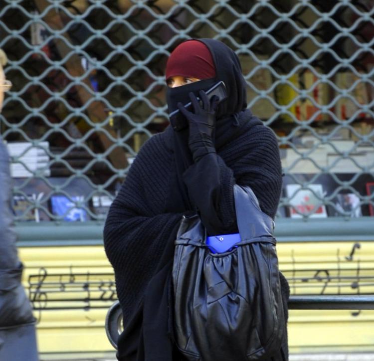 <a><img src="https://www.theepochtimes.com/assets/uploads/2015/09/nq96186857.jpg" alt="A woman wearing a niqab, the Islamic full veil, gives a phone call in a street of Lyon, Eastern France. (Philippe Desmazes/AFP/Getty Images)" title="A woman wearing a niqab, the Islamic full veil, gives a phone call in a street of Lyon, Eastern France. (Philippe Desmazes/AFP/Getty Images)" width="320" class="size-medium wp-image-1813719"/></a>