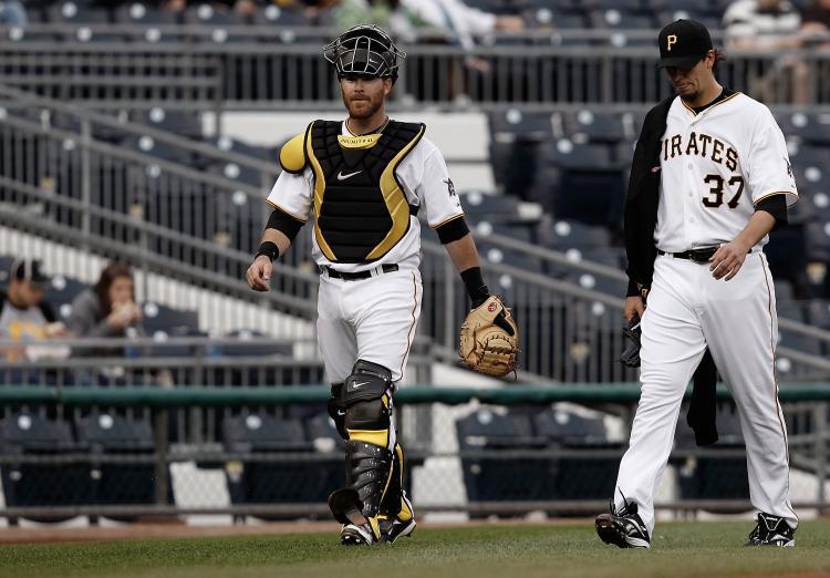 <a><img src="https://www.theepochtimes.com/assets/uploads/2015/09/pirates98579787.jpg" alt="Pittsburgh's Ryan Doumit (left) and Charlie Morton prepare to face the Milwaukee Brewers in late April. The Pirates would be swept, losing 36-1 over three games. (Jared Wickerham/Getty Images)" title="Pittsburgh's Ryan Doumit (left) and Charlie Morton prepare to face the Milwaukee Brewers in late April. The Pirates would be swept, losing 36-1 over three games. (Jared Wickerham/Getty Images)" width="320" class="size-medium wp-image-1820275"/></a>