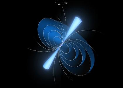 <a><img class="size-medium wp-image-1771262" title="A pulsar with glowing cones of radiation stemming from its magnetic poles. (European Space Agency/ATG medialab) " src="https://www.theepochtimes.com/assets/uploads/2015/09/pulsar3.jpg" alt="A pulsar with glowing cones of radiation stemming from its magnetic poles. (European Space Agency/ATG medialab) " width="350" height="250"/></a>