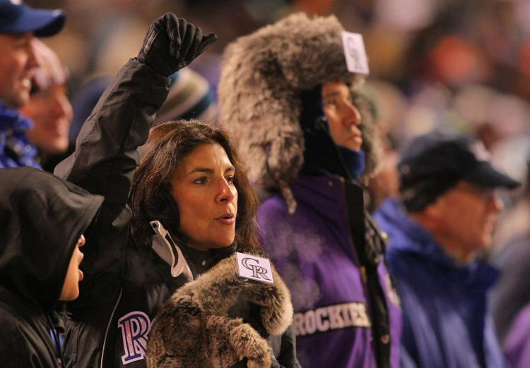 <a><img src="https://www.theepochtimes.com/assets/uploads/2015/09/rockies_cold_(2).jpg" alt="COLD FANS: Fans of the Colorado Rockies had to bundle up for last Sunday's Game 3 against the Philadelphia Phillies. (Doug Pensinger/Getty Images)" title="COLD FANS: Fans of the Colorado Rockies had to bundle up for last Sunday's Game 3 against the Philadelphia Phillies. (Doug Pensinger/Getty Images)" width="320" class="size-medium wp-image-1825769"/></a>