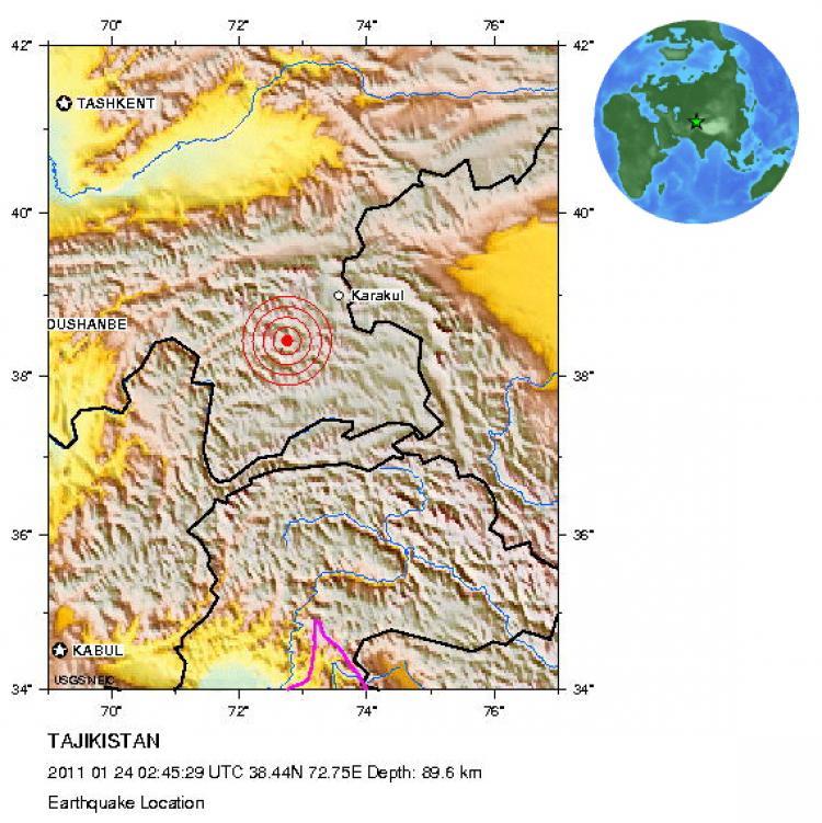 <a><img src="https://www.theepochtimes.com/assets/uploads/2015/09/tajikistanearthquakephoto.jpg" alt="Tajikistan Earthquake: A U.S. Geological Survey shows the location of the magnitude 6.1 earthquake in Tajikistan on Jan. 23. (USGS)" title="Tajikistan Earthquake: A U.S. Geological Survey shows the location of the magnitude 6.1 earthquake in Tajikistan on Jan. 23. (USGS)" width="320" class="size-medium wp-image-1809325"/></a>