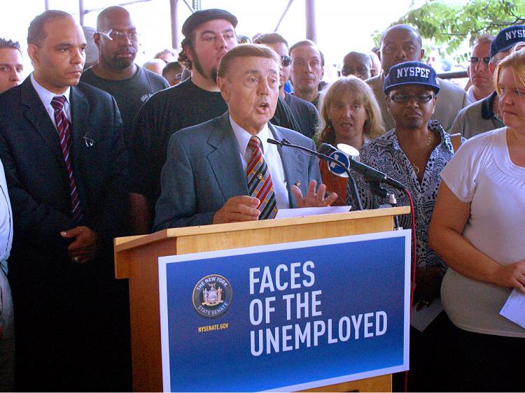 <a><img src="https://www.theepochtimes.com/assets/uploads/2015/09/uemployed.jpg" alt="UNEMPLOYED: State Senator George Onorato is joined by a crowd of unemployed New Yorkers and other senators in hope of increasing the states weekly unemployment benefits. (Diana Hubert/The Epoch Times)" title="UNEMPLOYED: State Senator George Onorato is joined by a crowd of unemployed New Yorkers and other senators in hope of increasing the states weekly unemployment benefits. (Diana Hubert/The Epoch Times)" width="320" class="size-medium wp-image-1826935"/></a>