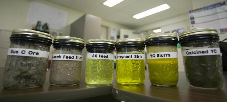 <a><img src="https://www.theepochtimes.com/assets/uploads/2015/09/ur75612904.jpg" alt="Samples of the six major steps in the uranium refining process, from ore to yellowcake, pictured at Areva Resources, a French mining company pursuing fresh uranium supplies in Canada. (David Boily/AFP/Getty Images)" title="Samples of the six major steps in the uranium refining process, from ore to yellowcake, pictured at Areva Resources, a French mining company pursuing fresh uranium supplies in Canada. (David Boily/AFP/Getty Images)" width="320" class="size-medium wp-image-1834655"/></a>