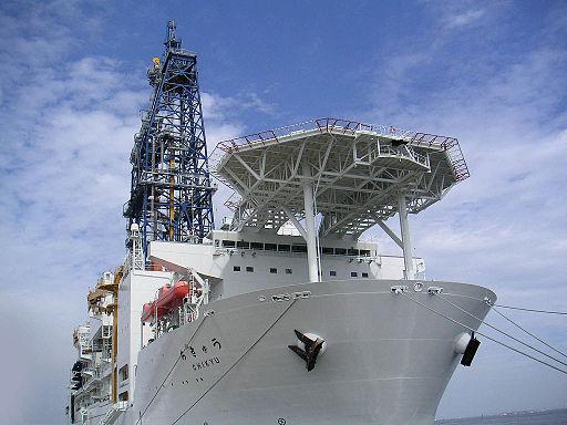 The drilling vessel Chikyu. (Wikimedia/Gleam, CC BY-SA 3.0)