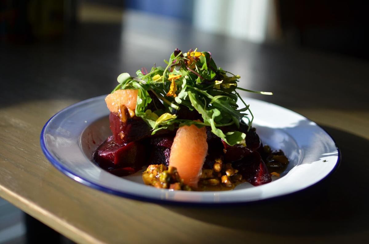 The Roasted Beet Salad is fresh and colorful ... and delicious! (Courtesy of Venice Whaler)
