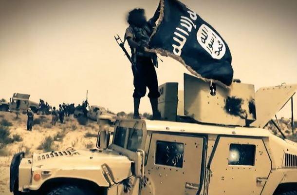 An Islamic State member in a propaganda shot. (ISIS)