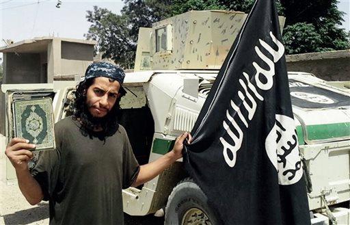 This undated image made available in the Islamic State's English-language magazine Dabiq, shows Abdelhamid Abaaoud. (Militant Photo via AP)