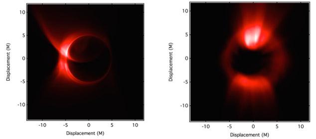 X-ray: NASA/UMass/D.Wang et al., IR: NASA/STScI / Feryel Ozel (event horizon simulation)