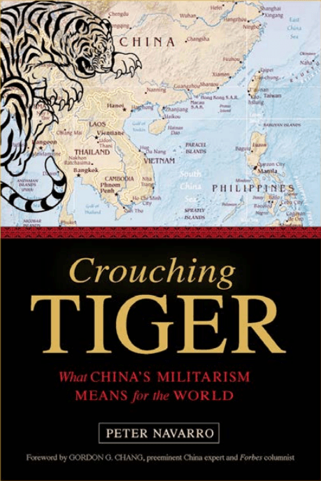 The cover of "Crouching Tiger," a new book from author and filmmaker Peter Navarro. It raises of the question of "Will there be a war with China?" (Peter Navarro)