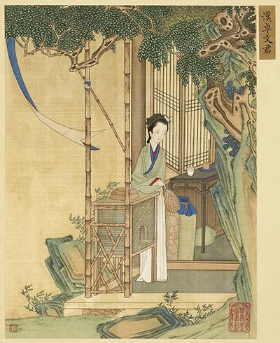 Zhuo Wenjun is depicted in a painting by Qing Dynasty artist He Dazi. Her famous "Poem of the White Hairs," written as a letter to her husband, could serve as a source of wisdom and encouragement for others wishing for true, lasting love. (Public domain/Wikimedia Commons)