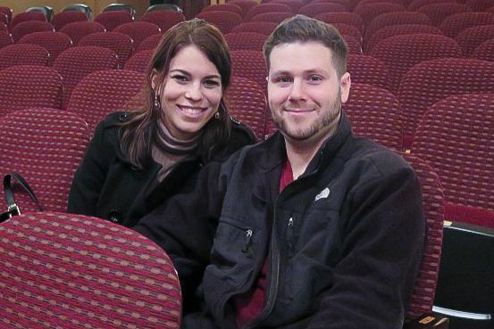 Bobby and Jackie Brancato found the Shen Yun Performance at the Peabody Opera House on Feb. 12 to be a different experience that they deeply enjoyed. (Cat Rooney/Epoch Times)
